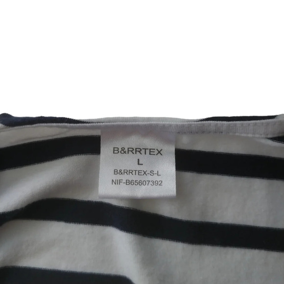 B&RRTEX Sleeveless Striped White and Blue  Romper/Jumpsuit L - Picture 8 of 9